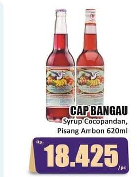 Promo Harga Cap Bangau Syrup Cocopandan, Pisang Ambon 620 ml - Hari Hari