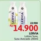 Promo Harga Lervia Lotion Milk, Avocado 200 ml - Alfamidi