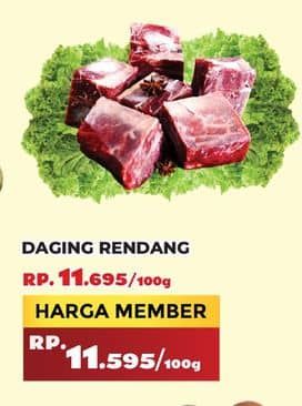 Promo Harga Daging Rendang Sapi per 100 gr - Yogya