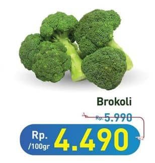 Promo Harga Brokoli per 100 gr - Hypermart