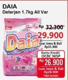 Promo Harga Daia Deterjen Bubuk All Variants 1700 gr - Alfamart