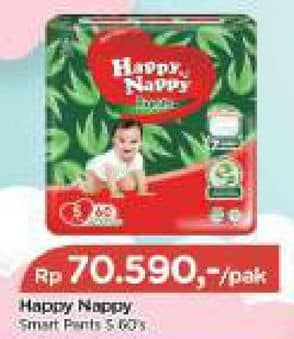 Promo Harga Happy Nappy Smart Pantz Diaper S60 60 pcs - TIP TOP