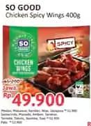 Promo Harga So Good Chicken Cuts Spicy 400 gr - Alfamidi
