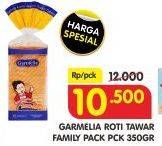Promo Harga GARMELIA Roti Tawar Family 350 gr - Superindo