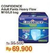 Promo Harga Confidence Adult Diapers Heavy Flow L8, M10 8 pcs - Indomaret