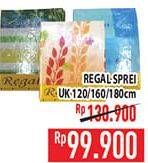 Promo Harga REGAL Sprei 120 X 200 1 pcs - Hypermart