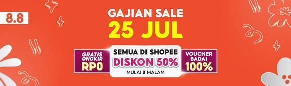 Promo Harga Gajian Sale 25 Jul  - Shopee