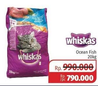 Promo Harga WHISKAS Cat Food Ocean Fish 20 kg - Lotte Grosir