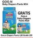 Promo Harga Goon Smile Baby Pants M34  - Alfamart