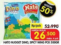 HATO Nugget Dino, Spicy Wing 500 g