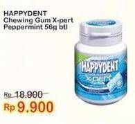 Promo Harga HAPPYDENT Cool White Permen Karet Peppermint 56 gr - Indomaret