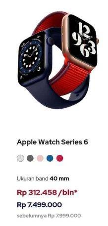 Promo Harga APPLE Watch Series 6 1 pcs - iBox