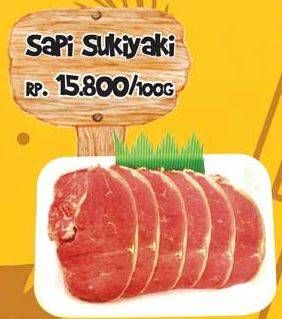 Promo Harga Sapi Sukiyaki per 100 gr - Yogya