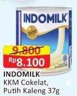 Promo Harga INDOMILK Susu Kental Manis Cokelat, Plain 370 gr - Alfamart