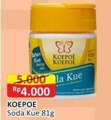 Promo Harga Koepoe Koepoe Soda Kue 81 gr - Alfamart