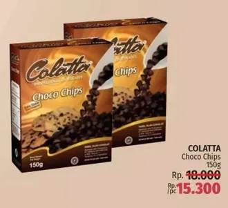 Promo Harga COLATTA Choco Chips 150 gr - LotteMart