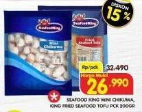 Promo Harga SEAFOOD King Mini Chikuwa, Fried Seafood Tofu 200 g  - Superindo