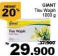 Promo Harga GIANT Tisu Wajah 1000 gr - Giant