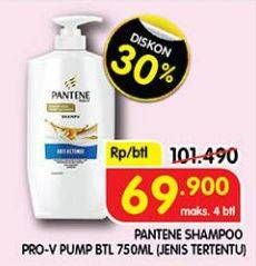 Promo Harga Pantene Shampoo 750 ml - Superindo