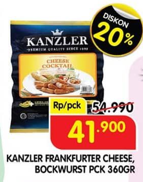 Promo Harga Kanzler Frankfurter/Bockwurst  - Superindo