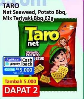 Promo Harga Taro Net Seaweed, Potato BBQ, Mix Teriyaki Barbeque 65 gr - Alfamart