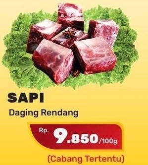 Promo Harga Daging Rendang Sapi Sapi per 100 gr - Yogya