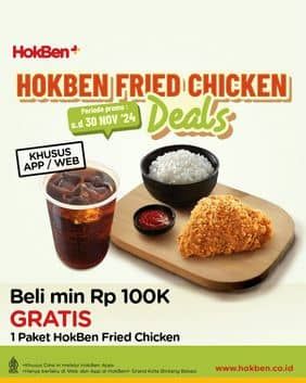 Promo Harga Fried Chicken Deals  - HokBen