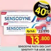 Promo Harga Sensodyne Pasta Gigi Cegah Gigi Berlubang Sensitif 60 gr - Superindo