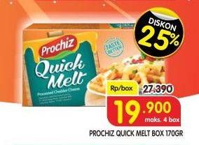 Promo Harga PROCHIZ Quick Melt 170 gr - Superindo