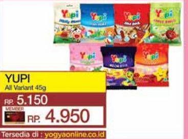 Promo Harga Yupi Candy All Variants 45 gr - Yogya