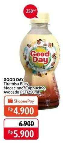 Promo Harga Good Day Coffee Drink Avocado Delight, Funtastic Mocacinno, Originale Cappucino, Tiramisu Bliss 250 ml - Alfamidi