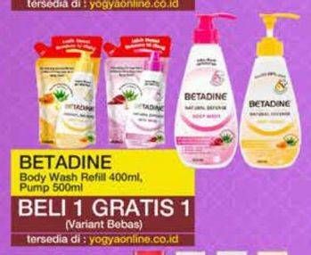 Promo Harga Betadine Body Wash Reffill/Pump  - Yogya