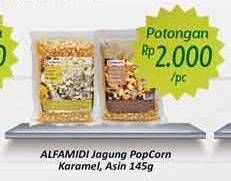 Promo Harga ALFAMIDI Popcorn Caramel 145 gr - Alfamidi