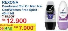 Promo Harga Deo Roll On Free Spirit / Men Deo Roll On Ice Cool 45ml  - Indomaret