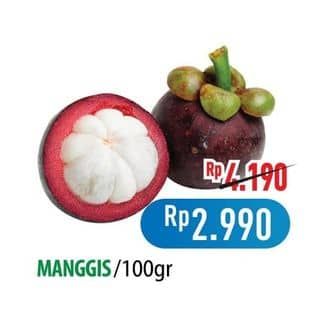 Promo Harga Manggis per 100 gr - Hypermart