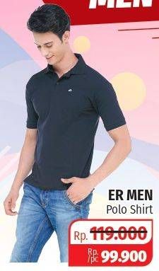 Promo Harga ER Men T-Shirt Polo  - Lotte Grosir