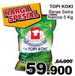 Promo Harga Topi Koki Beras Setra Ramos 5 kg - Giant