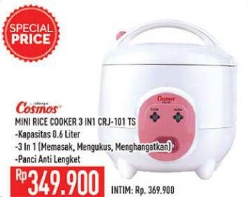 Promo Harga COSMOS CRJ 101 | Rice Cooker TS  - Hypermart