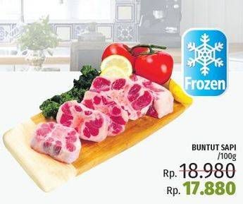 Promo Harga Oxtail Sapi per 100 gr - LotteMart