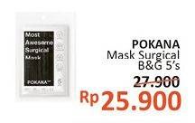 Promo Harga POKANA Face Mask BG 5 pcs - Alfamidi