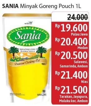 Promo Harga Sania Minyak Goreng 1000 ml - Alfamidi