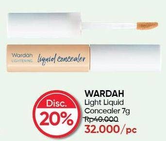 Promo Harga WARDAH Light Liquid Concealer 7 gr - Guardian