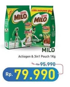 Promo Harga Milo 3in1/Reguler  - Hypermart