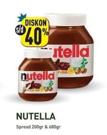 Promo Harga Nutella Jam Spread Chocolate Hazelnut 200 gr - Hypermart