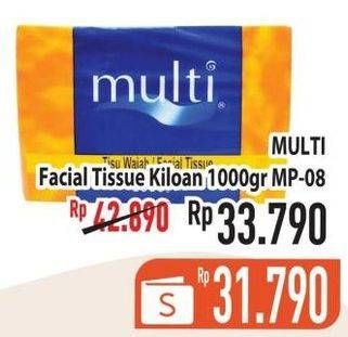 Promo Harga MULTI Facial Tissue 1000 gr - Hypermart