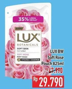 Promo Harga LUX Botanicals Body Wash Soft Rose 825 ml - Hypermart