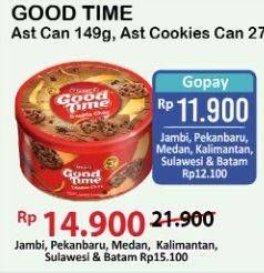 Promo Harga GOOD TIME Chocochips Assorted Cookies Tin 149 gr - Alfamart