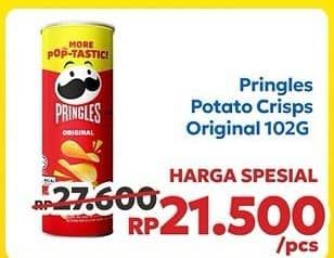 Promo Harga Pringles Potato Crisps Original 107 gr - Indomaret