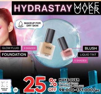 Promo Harga MAKE OVER Cosmetics  - Guardian