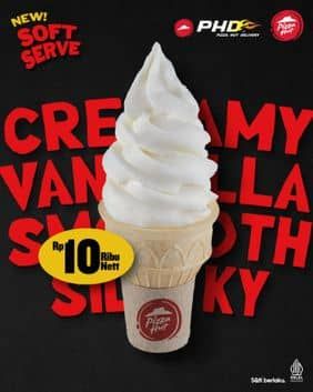 Promo Harga Creamy Vanilla Smooth Silky  - Pizza Hut
